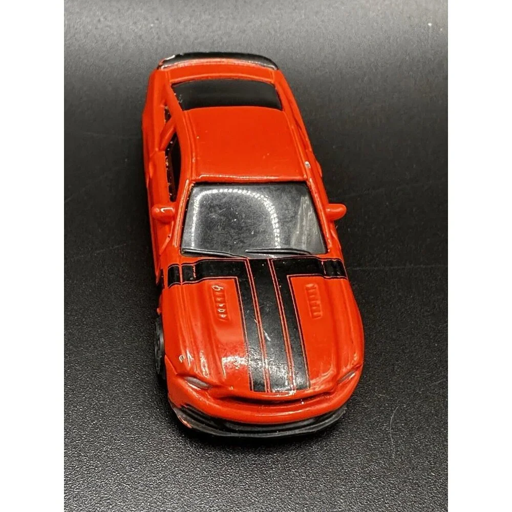 2012 Ford Mustang Boss 302‎ Orange Maisto 1:64 Scale Diecast Car Loose GUC